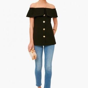 Black Cressida Blouse